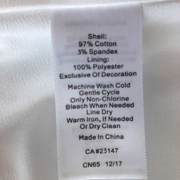 Talbots Lace Trim Floral Stretch Skirt - Picture 10 of 10